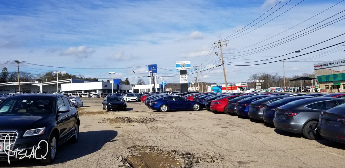 401 Providence Highway, Norwood MA Crowdsourced Tesla